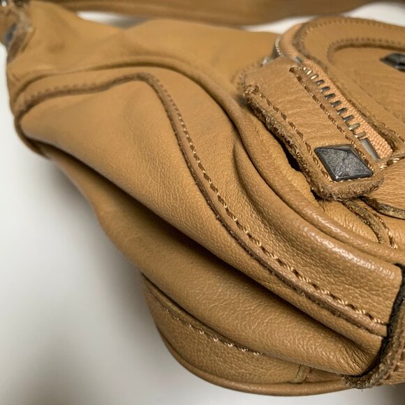 Vintage Michael Kors Tan Leather Shoulder Bag - Picture 6 of 8